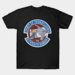 B-2 Stealth Bomber Spirit of Pennsylvania wo Txt X 300 T-Shirt